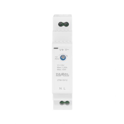 Zasilacz impulsowy montowany na szynie TH-35 (DIN) 15W 12V DC TYP: ZTM-15/12 ZAMEL - 1[129].jpg